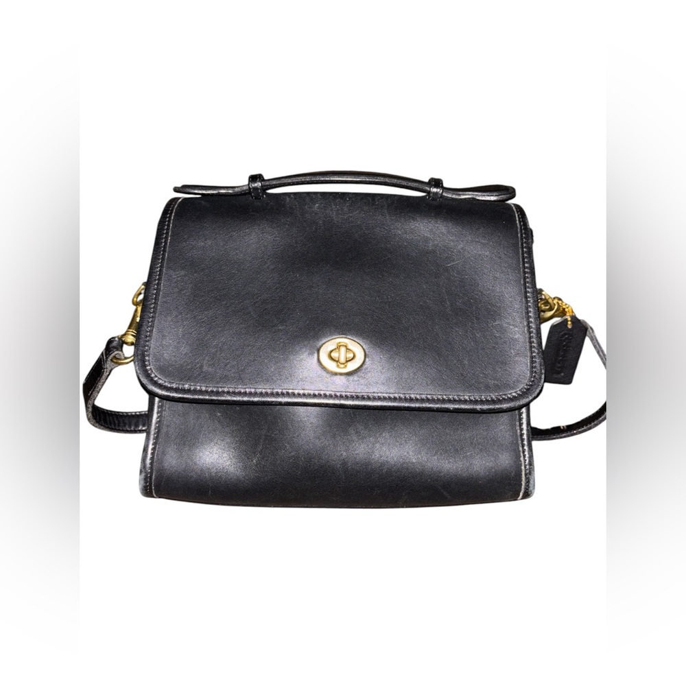 Vintage Coach Court Bag top handle #9870